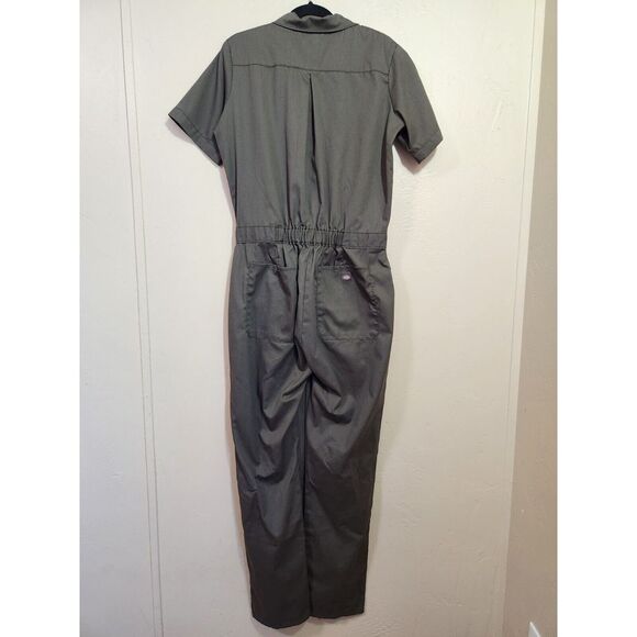 Dickies Short Sleeve Coveralls Jumpsuit Womens Size M Green - Picture 4 of 5